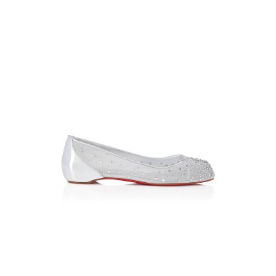 CHRISTIAN LOUBOUTIN MARLOUGIELA STRASS SILVER 1251025S211